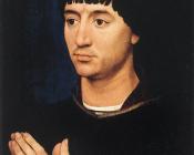 罗吉尔 凡 德 韦登 : Portrait Diptych of Jean de Gros-right wing